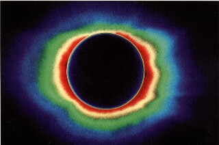 Isophote of the sun's Corona
